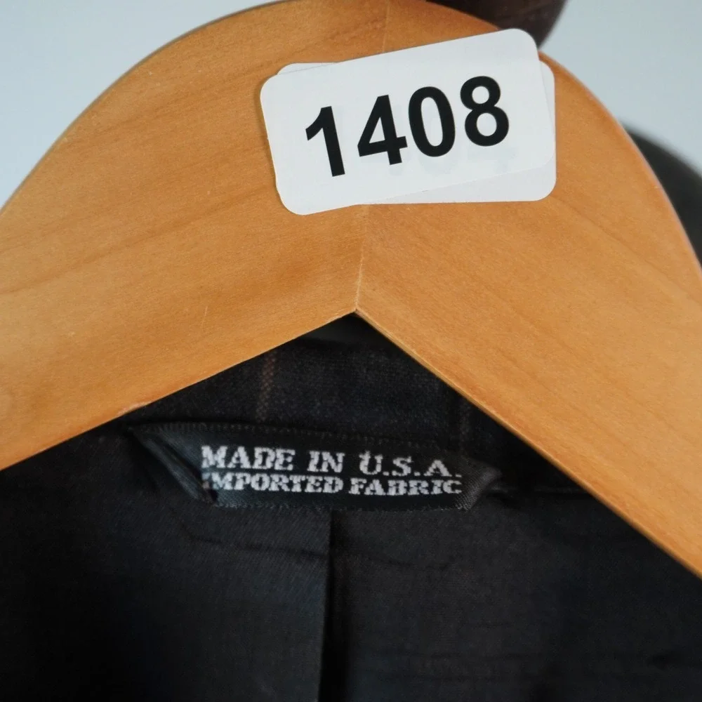Polo University Club by Ralph Lauren Men's Charcoal Pinstripe Wool Blazer Jacket